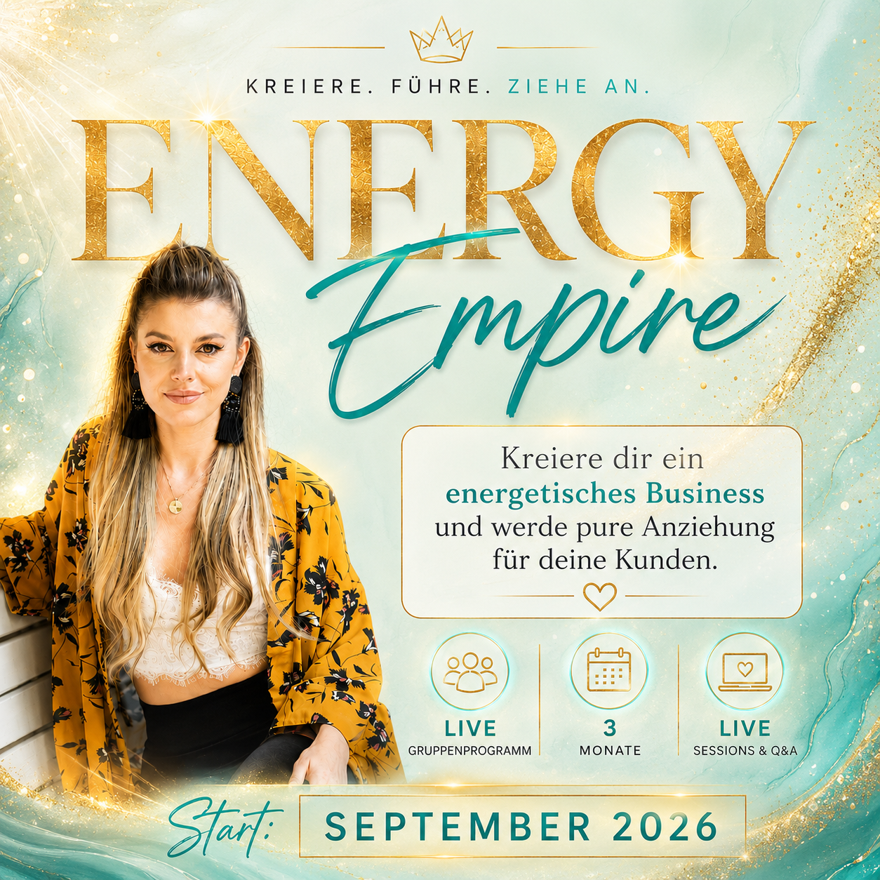 "ENERGY EMPIRE " | Gruppen-Liveprogramm | 3 Monate | Start: September 2026