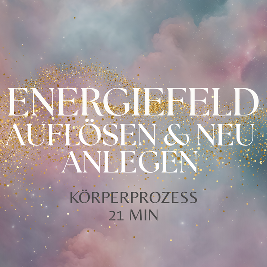 Körperprozess "Energiefelder auflösen & neue anlegen"