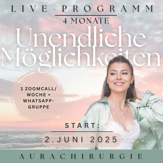 Gruppen-Liveprogramm "Unendliche Möglichkeiten" | 4 Monate | Start: 02. Juni 25